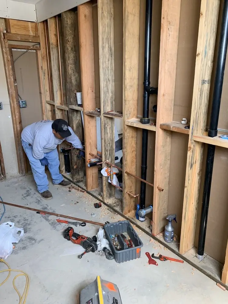 Commercial rough-in plumbing for Gas Line Repair in Pleasant Plain